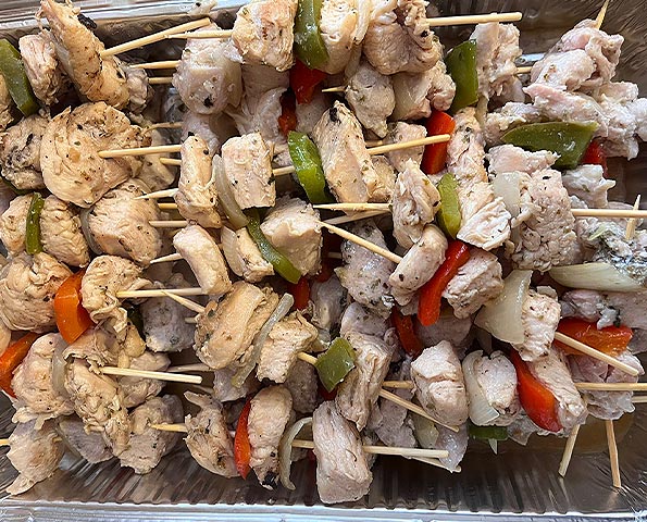 BROCHETAS CARNE O AVE